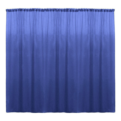 Polyester Poplin Fabric - Seamless Backdrop Drape Curtain, 10 Feet Wide x 6 Feet High (1 Panel)