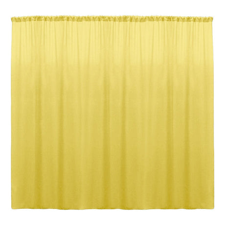 Polyester Poplin Fabric - Seamless Backdrop Drape Curtain, 10 Feet Wide x 6 Feet High (1 Panel)