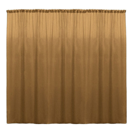 Polyester Poplin Fabric - Seamless Backdrop Drape Curtain, 10 Feet Wide x 6 Feet High (1 Panel)