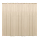 Polyester Poplin Fabric - Seamless Backdrop Drape Curtain, 10 Feet Wide x 6 Feet High (1 Panel)