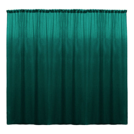 Polyester Poplin Fabric - Seamless Backdrop Drape Curtain, 10 Feet Wide x 6 Feet High (1 Panel)