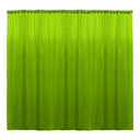 Backdrop Drape Curtain Polyester Poplin Fabric - Seamless, 10 Feet Wide x 8 Feet High (1 Panel)