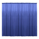 Backdrop Drape Curtain Polyester Poplin Fabric - Seamless, 10 Feet Wide x 8 Feet High (1 Panel)