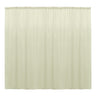 Backdrop Drape Curtain Polyester Poplin Fabric - Seamless, 10 Feet Wide x 8 Feet High (1 Panel)