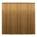 Backdrop Drape Curtain Polyester Poplin Fabric - Seamless, 10 Feet Wide x 8 Feet High (1 Panel)