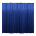 Backdrop Drape Curtain Polyester Poplin Fabric - Seamless, 10 Feet Wide x 8 Feet High (1 Panel)