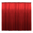 Backdrop Drape Curtain Polyester Poplin Fabric - Seamless, 10 Feet Wide x 8 Feet High (1 Panel)