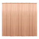 Backdrop Drape Curtain Polyester Poplin Fabric - Seamless, 10 Feet Wide x 8 Feet High (1 Panel)