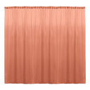 Backdrop Drape Curtain Polyester Poplin Fabric - Seamless, 10 Feet Wide x 8 Feet High (1 Panel)