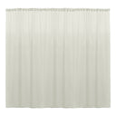 Backdrop Drape Curtain Polyester Poplin Fabric - Seamless, 10 Feet Wide x 8 Feet High (1 Panel)