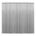 Backdrop Drape Curtain Polyester Poplin Fabric - Seamless, 10 Feet Wide x 8 Feet High (1 Panel)