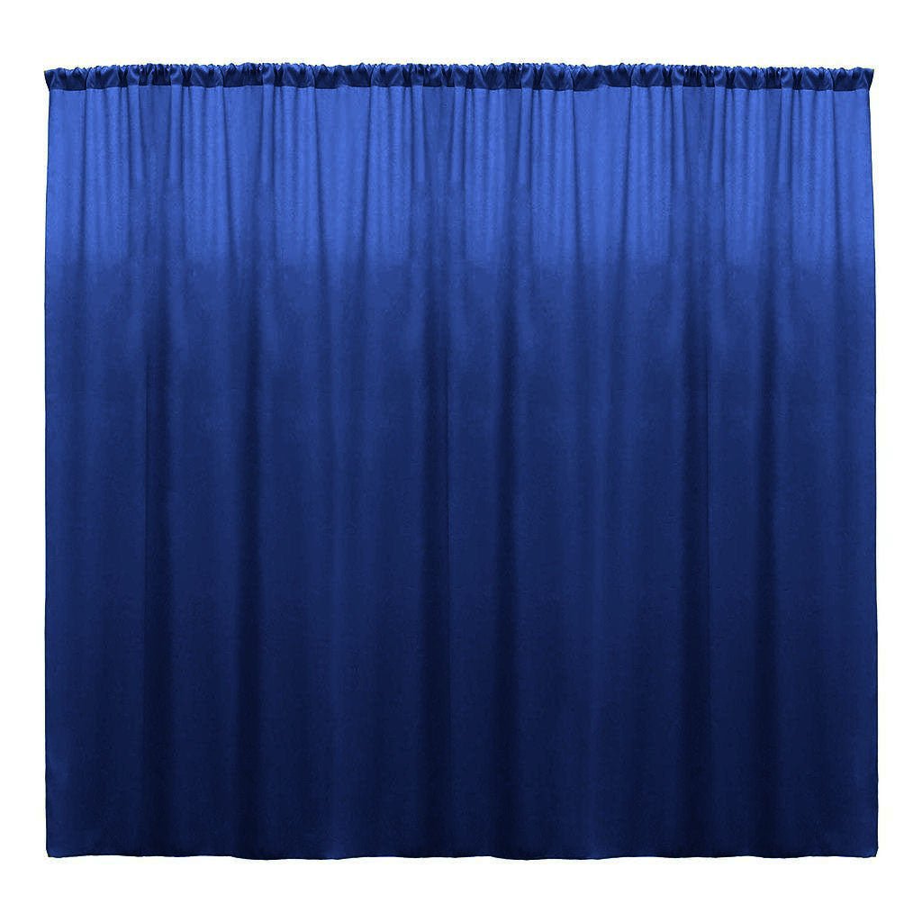 Backdrop Drape Curtain Polyester Poplin Fabric - Seamless, 10 Feet Wide X 9 Feet High (1 Panel)