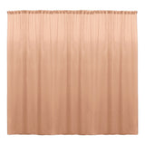Backdrop Drape Curtain Polyester Poplin Fabric - Seamless, 10 Feet Wide X 9 Feet High (1 Panel)