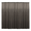 Backdrop Drape Curtain Polyester Poplin Fabric - Seamless, 10 Feet Wide X 9 Feet High (1 Panel)