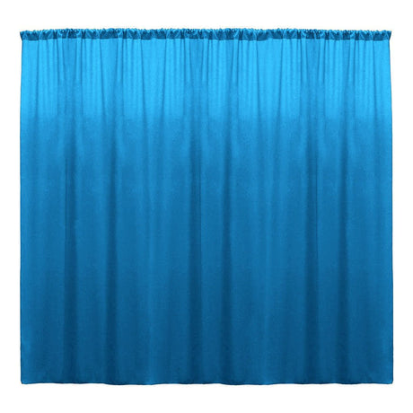 Backdrop Drape Curtain Polyester Poplin Fabric - Seamless, 10 Feet Wide X 9 Feet High (1 Panel)