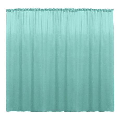 Backdrop Drape Curtain Polyester Poplin Fabric - Seamless, 10 Feet Wide X 9 Feet High (1 Panel)
