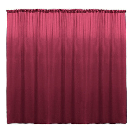 Backdrop Drape Curtain Polyester Poplin Fabric - Seamless, 10 Feet Wide X 9 Feet High (1 Panel)