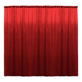 Backdrop Drape Curtain Polyester Poplin Fabric - Seamless, 10 Feet Wide X 9 Feet High (1 Panel)