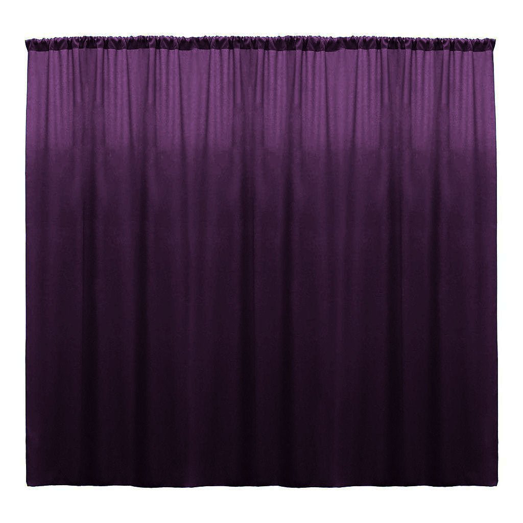 Backdrop Drape Curtain Polyester Poplin Fabric - Seamless, 10 Feet Wide X 9 Feet High (1 Panel)
