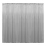Backdrop Drape Curtain Polyester Poplin Fabric - Seamless, 10 Feet Wide X 9 Feet High (1 Panel)