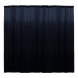 Backdrop Drape Curtain Polyester Poplin Fabric - Seamless, 10 Feet Wide X 9 Feet High (1 Panel)
