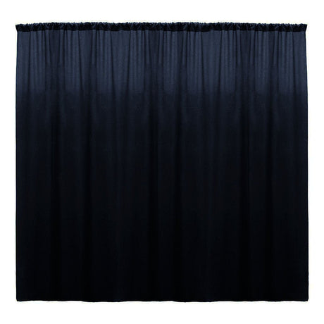 Backdrop Drape Curtain Polyester Poplin Fabric - Seamless, 10 Feet Wide X 9 Feet High (1 Panel)