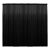 Backdrop Drape Curtain Polyester Poplin Fabric - Seamless, 10 Feet Wide X 9 Feet High (1 Panel)