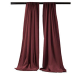 Backdrop Drape Curtain Polyester Poplin Fabric - Seamless, 5 Feet Wide X 10 Feet High, 1 Set