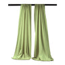 Backdrop Drape Curtain Polyester Poplin Fabric - Seamless, 5 Feet Wide X 10 Feet High, 1 Set
