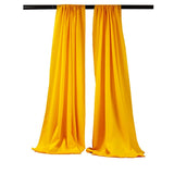 Backdrop Drape Curtain Polyester Poplin Fabric - Seamless, 5 Feet Wide X 15 Feet High (1 Set)