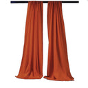 Backdrop Drape Curtain Polyester Poplin Fabric - Seamless, 5 Feet Wide X 15 Feet High (1 Set)