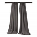 Backdrop Drape Curtain Polyester Poplin Fabric - Seamless, 5 Feet Wide X 15 Feet High (1 Set)