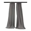 Backdrop Drape Curtain Polyester Poplin Fabric - Seamless, 5 Feet Wide X 15 Feet High (1 Set)