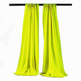 Backdrop Drape Curtain Polyester Poplin Fabric - Seamless, 5 Feet Wide X 15 Feet High (1 Set)