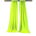Backdrop Drape Curtain Polyester Poplin Fabric - Seamless, 5 Feet Wide X 15 Feet High (1 Set)