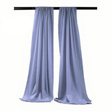 Backdrop Drape Curtain Polyester Poplin Fabric - Seamless, 5 Feet Wide X 20 Feet High, Color Options (1 Set)