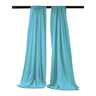 Backdrop Drape Curtain Polyester Poplin Fabric - Seamless, 5 Feet Wide X 20 Feet High, Color Options (1 Set)
