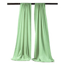 Backdrop Drape Curtain Polyester Poplin Fabric - Seamless, 5 Feet Wide X 20 Feet High, Color Options (1 Set)