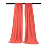 Backdrop Drape Curtain Polyester Poplin Fabric - Seamless, 5 Feet Wide X 20 Feet High, Color Options (1 Set)