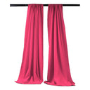 Backdrop Drape Curtain Polyester Poplin Fabric - Seamless, 5" Width X 6" Height, Color Options (1 Set)