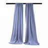 Backdrop Drape Curtain Polyester Poplin Fabric - Seamless, 5 Feet Wide x 8 Feet High, Color Options (1 Set)