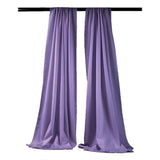 Backdrop Drape Curtain Polyester Poplin Fabric - Seamless, 5 Feet Wide X 9 Feet High (1 Set)