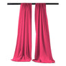 Backdrop Drape Curtain Polyester Poplin Fabric - Seamless, 5 Feet Wide X 9 Feet High (1 Set)