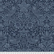 Wide Quilt Backing Strawberry Thief Navy William Morris