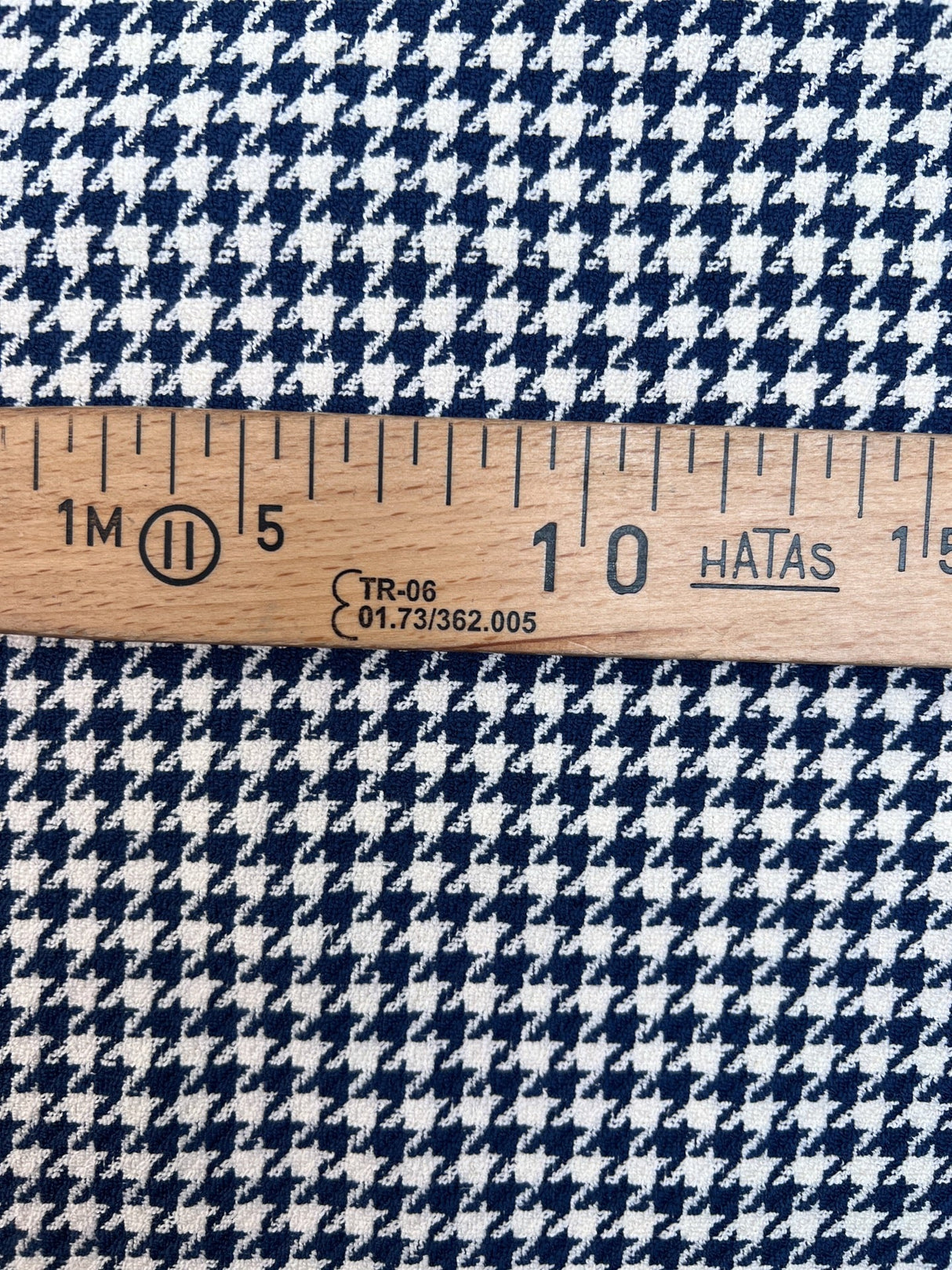 Cotton Houndstooth Tweed Fabric