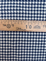 Cotton Houndstooth Tweed Fabric