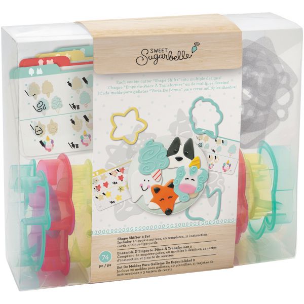 Cookie Cutters Sweet Sugerbelle Shape Shifter Set 2 74 Piece