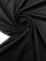 Wool Jacquard Suiting Fabric Black