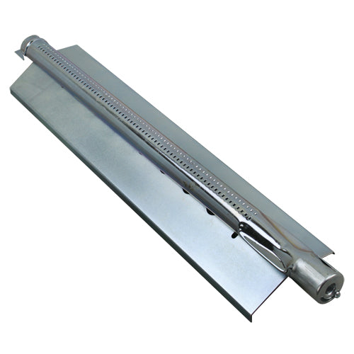 Bakers Pride OEM # L5013X, 23 1/2" Tubular Broiler Burner with Deflector Shield and Air Shutter