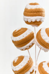 16" Gingerbread Stripe Ball Pick